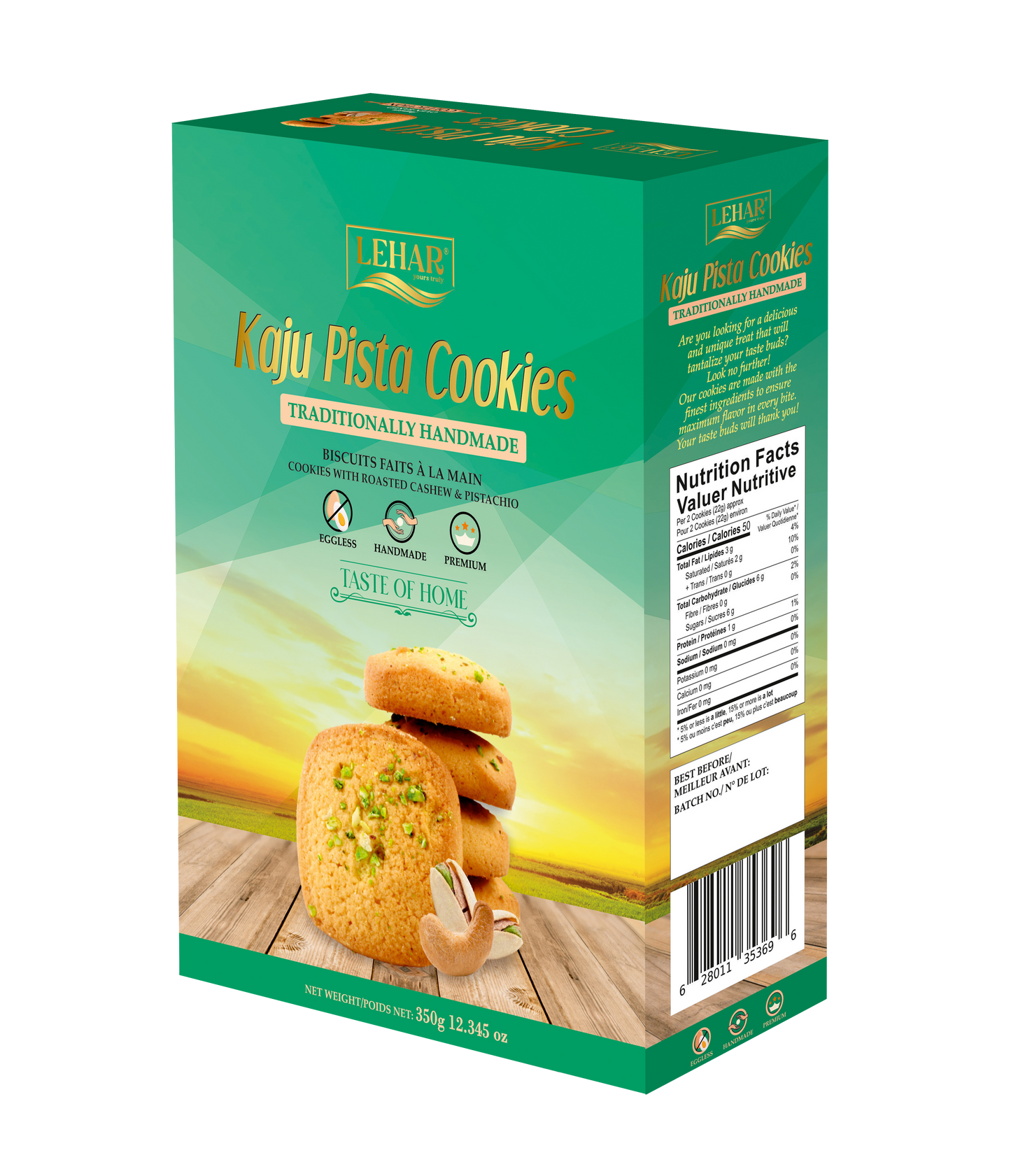 Lehar Kaju Pista Cookies